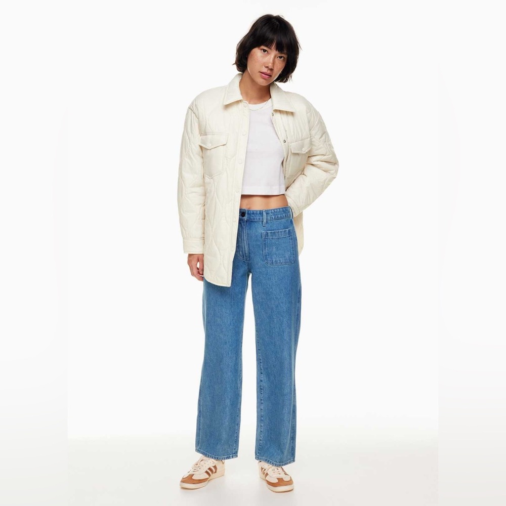 Wilfred Aritzia The Ganna Quilted Jacket Bone XSmall - Picture 13 of 16